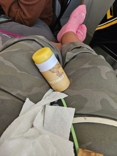 Customer photo review of Sweet Ginger Vapor Rub