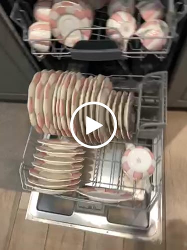 Customer video review of Pink and White Scallop Fine Porcelain Dessert/Dinner Plate