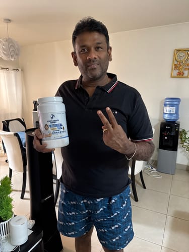 Customer photo review of Athlete Series Whey Protein (100% Isolate)