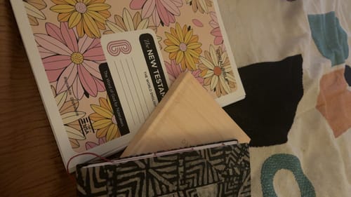 Customer photo review of Spiral Bible™ - WEB - New Testament - Daisies