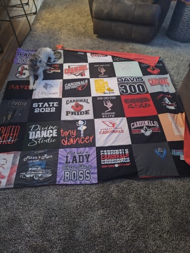 Customer photo review of T Shirt Quilt by Project Repat