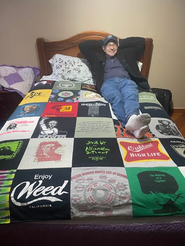 Customer photo review of T Shirt Quilt by Project Repat