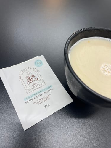 Customer photo review of Bone Broth Hot Chocolate Samples