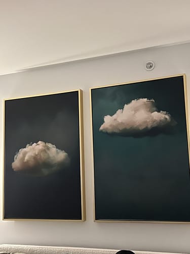 Customer photo review of Vintage Cloud No3 Print