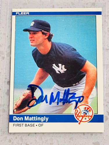 Customer photo review of Don Mattingly Autograph Signing