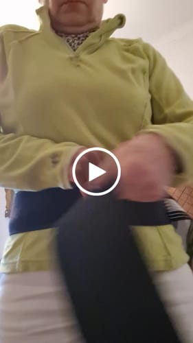 Customer video review of Tartáskönnyítő deréköv