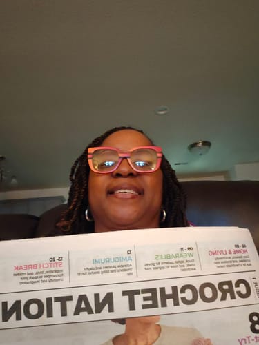 Customer photo review of Crochet Nation • 1-Issue-a-Month Subscription Plan *
