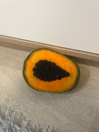 Customer photo review of Felt Pawpaw Papaya Fruit