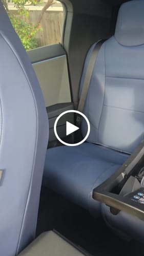 Customer video review of EVAAM® Leather Full Seat Covers for Tesla Cybertruck