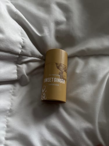 Customer photo review of Sweet Ginger Vapor Rub