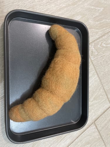 Customer photo review of Felt Plain Croissant
