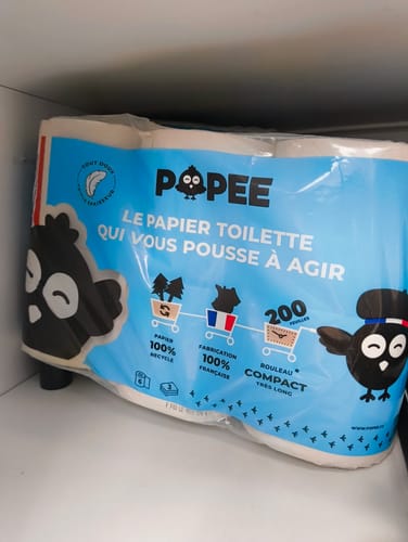 Customer photo review of PAPIER TOILETTE CONFORT - Lot de 60 rouleaux
