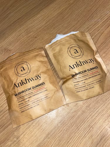 Customer photo review of Mushroom Gummies