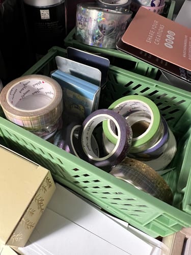 Customer photo review of Foldable Storage Boxes