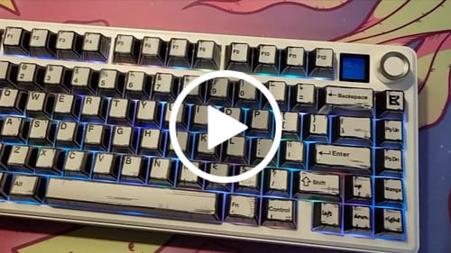 Customer video review of TUT MANGA CHERRY PROFILE KEYCAPS SET
