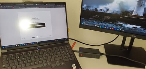 Customer photo review of 240W DC/USB C Charger