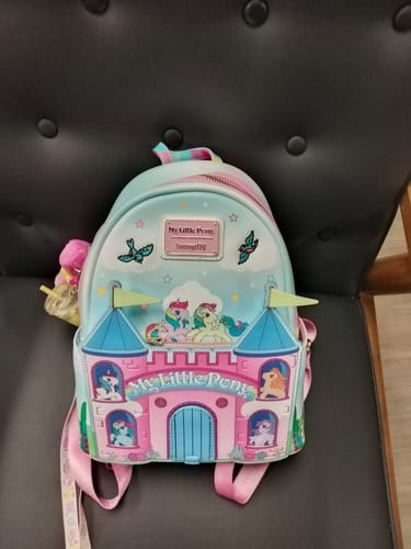 Customer photo review of Loungefly Hasbro My Little Pony Castle Mini Backpack