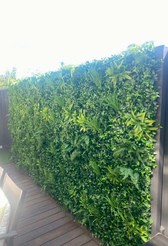 Customer photo review of Luxury Green Sensation Artificial Vertical Garden / Fake Green Wall 1m x 1m UV Resistant