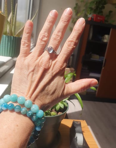 Customer photo review of Idyl Aquamarin - Ring