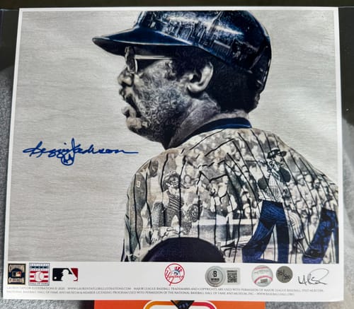 Customer photo review of Reggie Jackson Autograph Signing