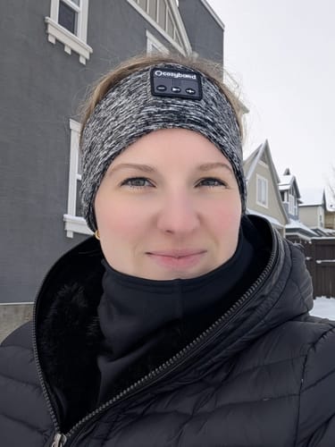 Customer photo review of CozyBand Wireless Headphones