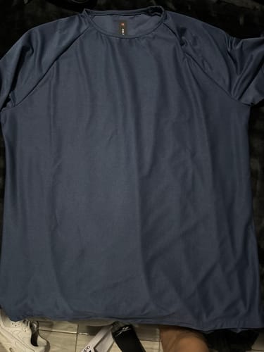 Customer photo review of Training Sport Tee - Navy Blue