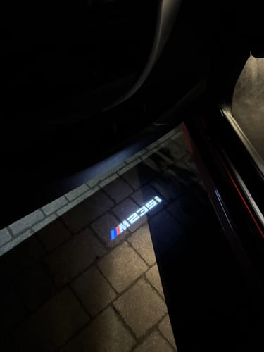 Customer photo review of BMW F SERIES DOOR LIGHTS