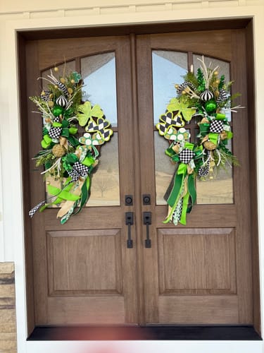 Customer photo review of Bunny - Cute as a Button - Wreath