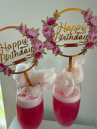 Customer photo review of The Birthday Cocktail Kit