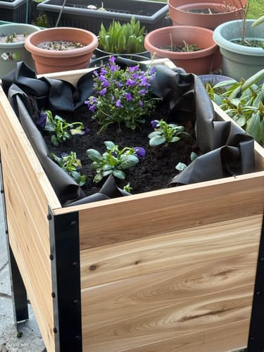 Customer photo review of Raised Garden Bed - 46cm x 61cm x 76cm