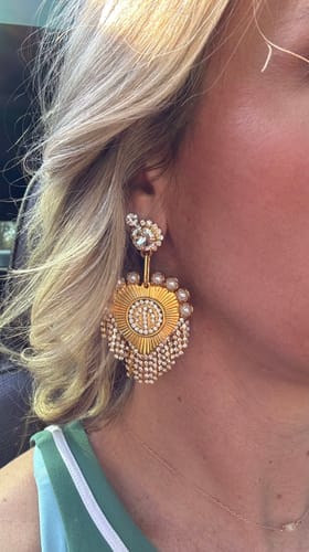 Customer photo review of Amor Earrings