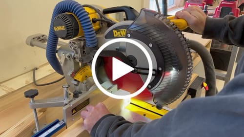 Customer video review of DeWalt DWS779/780 Sliding Miter Saw Dust Collection