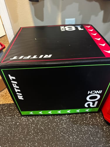 Customer photo review of RitFit 3-in-1 Plyo Box Soft Foam Box Jump Platform