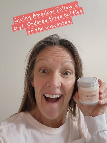 Customer photo review of Whipped Tallow Cream - Unscented