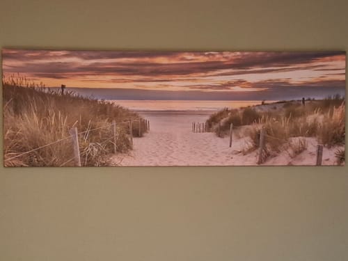 Customer photo review of Leinwandbild | Dünen am Nordseestrand No.2 | Panorama