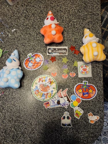Customer photo review of Cute Lil Clown Plushies!