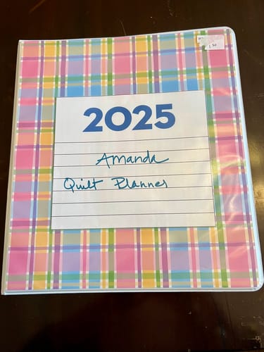 Customer photo review of 2025 Project Planner Printable | Digital PDF Product