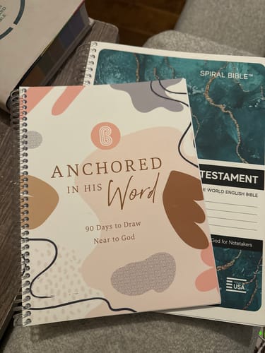 Customer photo review of Spiral Bible™ - WEB - New Testament - Green Marble