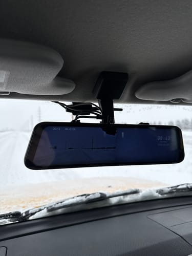 Customer photo review of WOLFBOX G900 4K+2.5K Touch Screen Parking Monitoring Dash Cam Smart Mirror