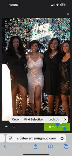Customer photo review of Pescara Rose Gold Sequin Side Slit Dress