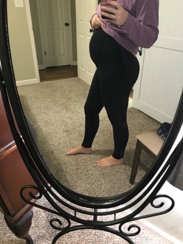 Kundenbewertung mit Foto zu Schwangerschafts Leggings