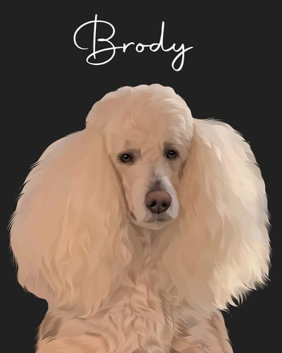 Customer photo review of Pet Art Canvas Wrap
