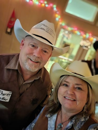 Customer photo review of Wild West Cowboy Murder Mystery Host Your Own Game Kit