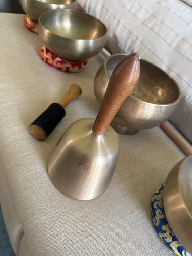 Customer photo review of Handle Singing Bowl for Play as you Go