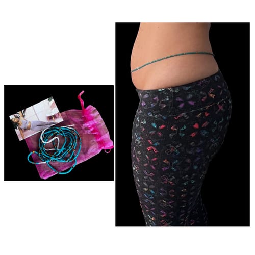 Customer photo review of Free Spirit Tie On Waist Beads