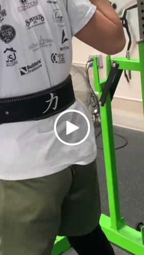 Customer video review of Narrow 7.6cm Black Lever Belt, 10mm - IPF Approved