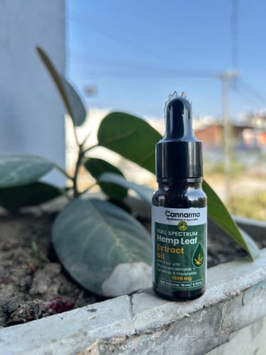 Customer photo review of Hemp Extract Oil (1500mg)