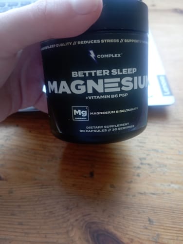 Zákaznická recenze s fotkou produktu Sleep Magnesium