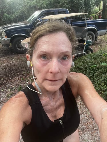 Customer photo review of AlignMe Zipper Posture Sports Bra For Women