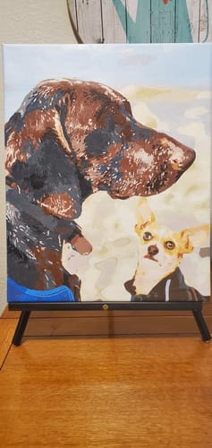 Customer photo review of Acrylic Medium Gloss Gel